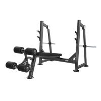 DHZ U-2041 Скамья-стойка для жима под углом вниз (Olympic Decline Bench)